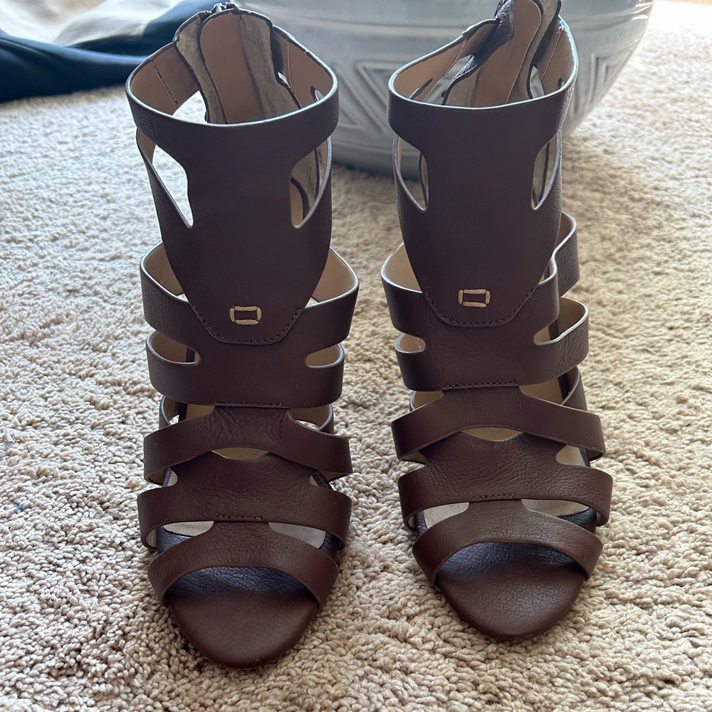 Joes  brown leather heels